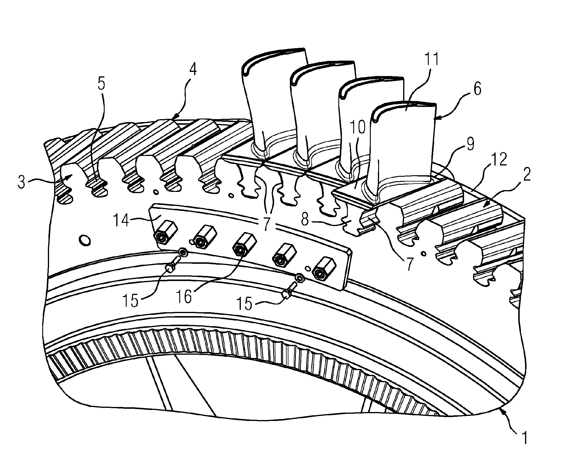 Blade wheel and method for producing a blade therefor