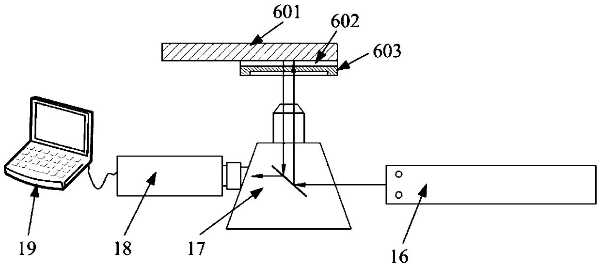 Visualization research test bench and method of internal gear pump end face clearance flow field