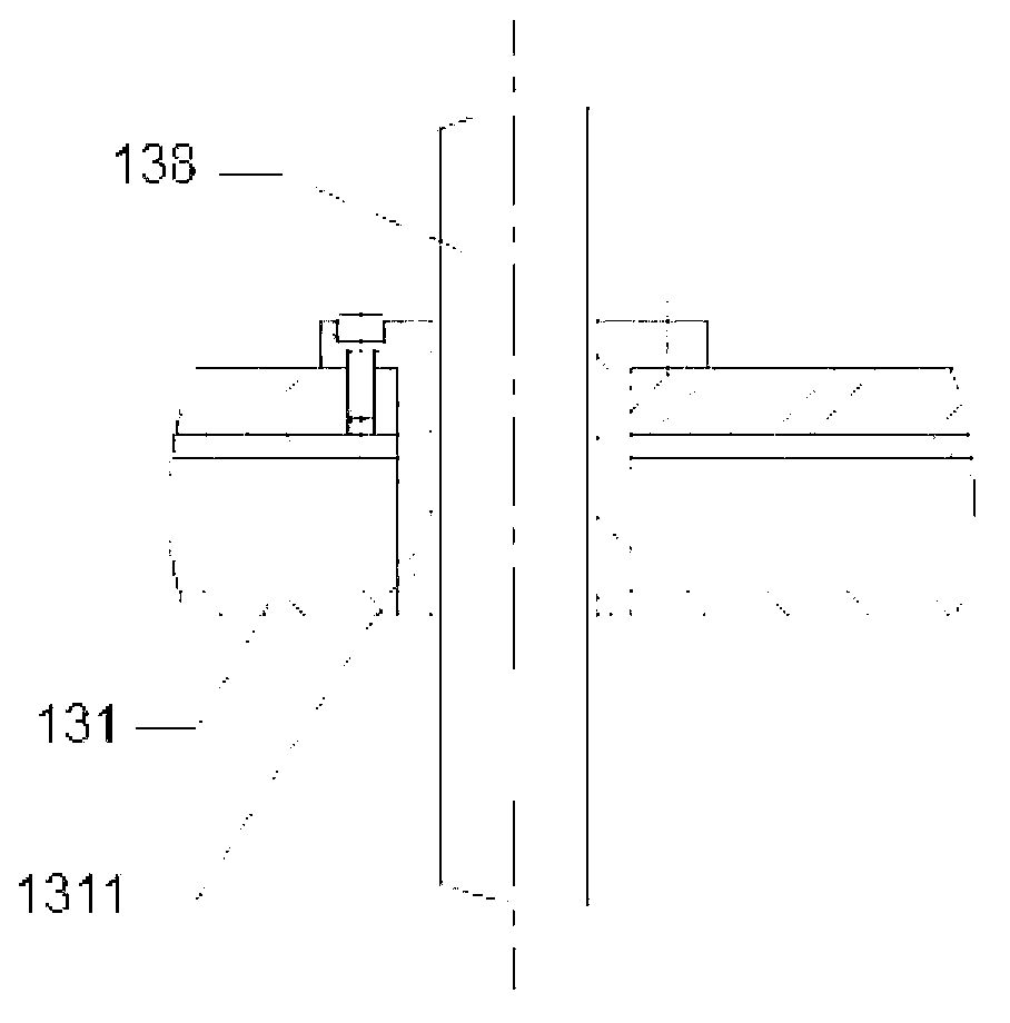 Planetary rotary blowing aluminum melt purifying device