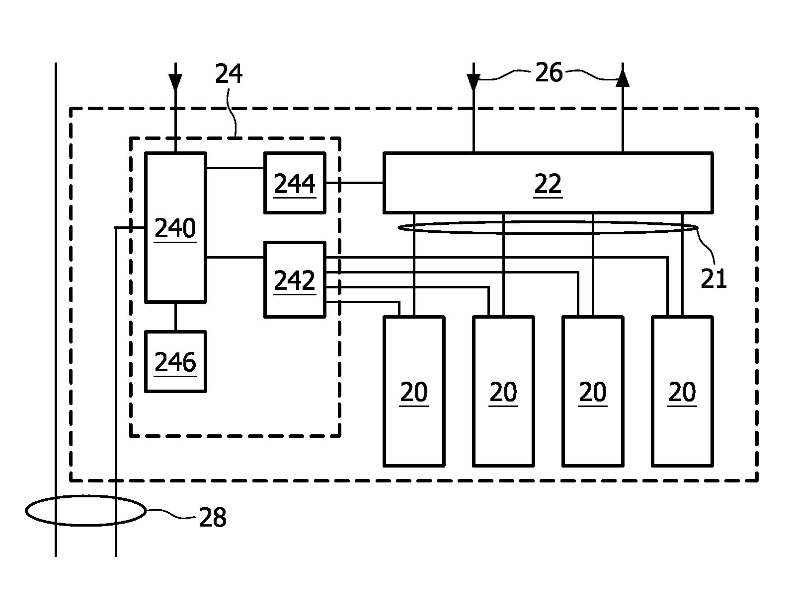 Programmable data processing circuit