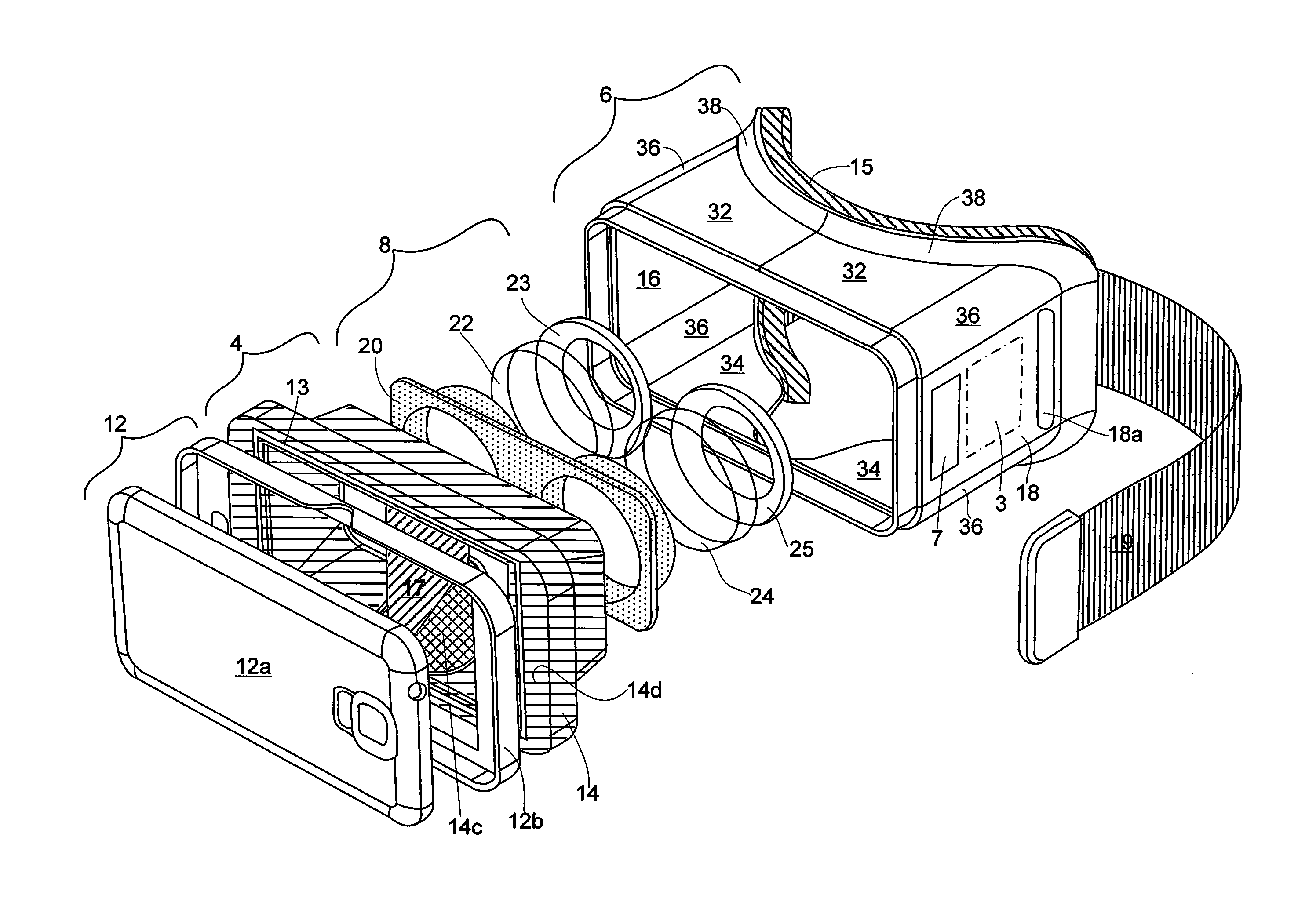 Modular and Convertible Virtual Reality Headset System