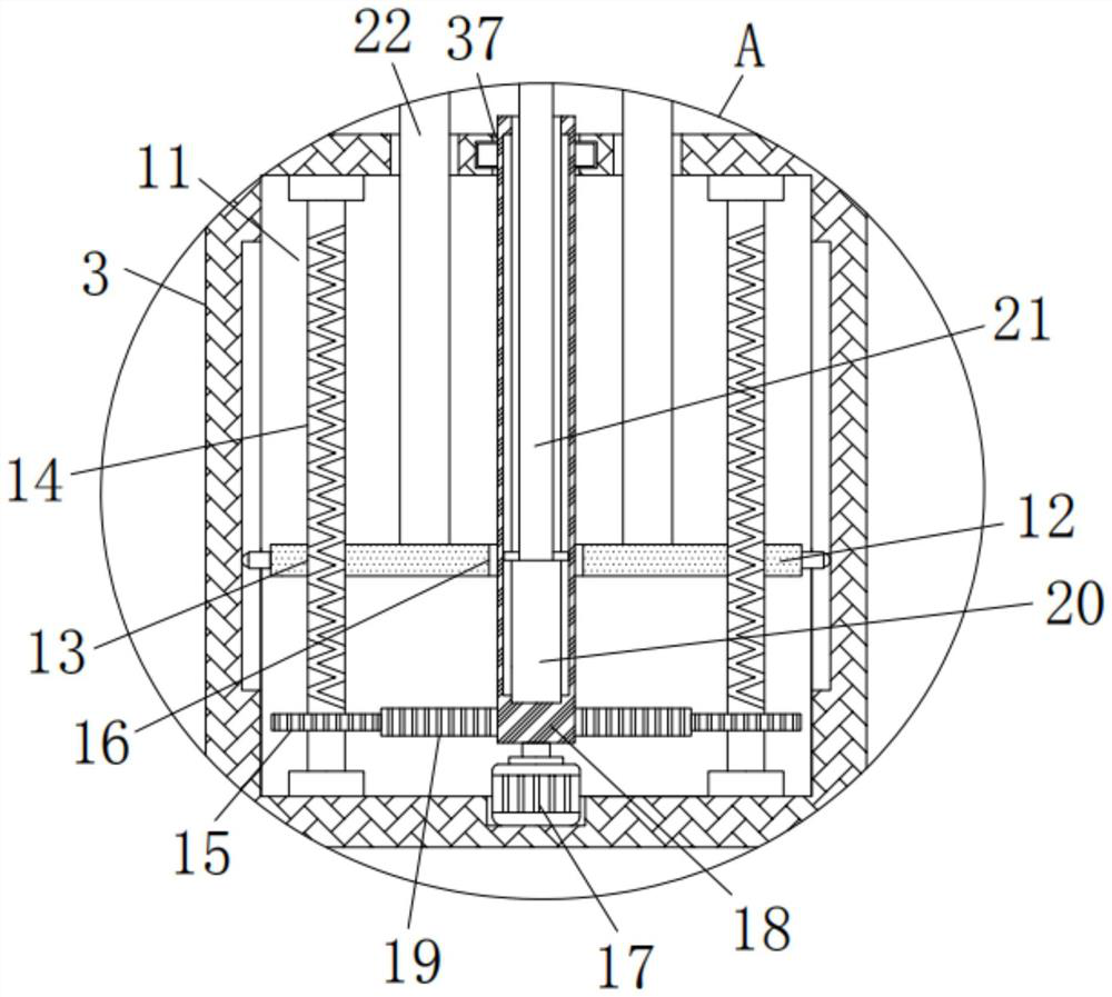 Watering and dust falling device for highway construction and using method thereof