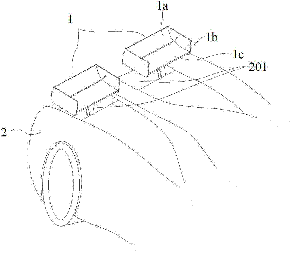 Device for adjusting down force of automobile