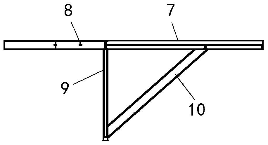 Construction method and construction platform for high-rise building cantilever structure layer