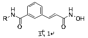 Belinostat structural analogue with histone deacetylase inhibiting effect and application of belinostat structural analogue