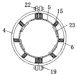 Multi-functional anti-dumping fixing device for transplanting of garden trees