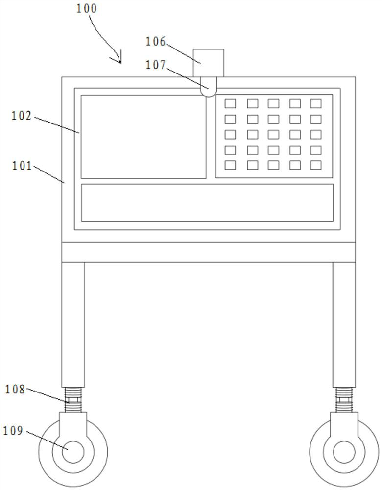 Road condition simulation training platform of pure electric vehicle motor