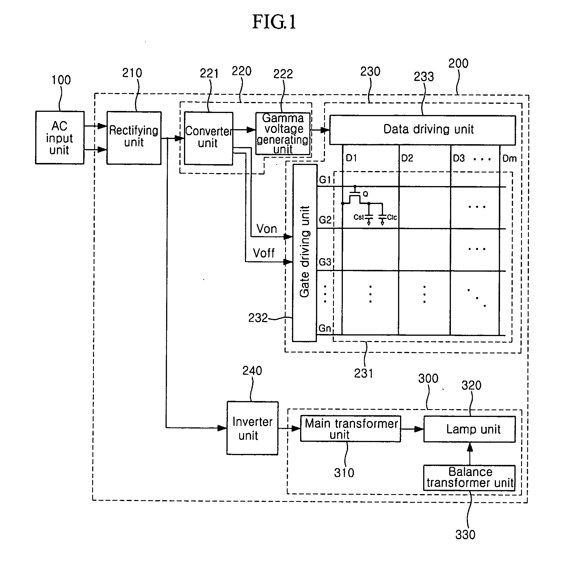 Apparatus for driving lamps and liquid crystal display having the same