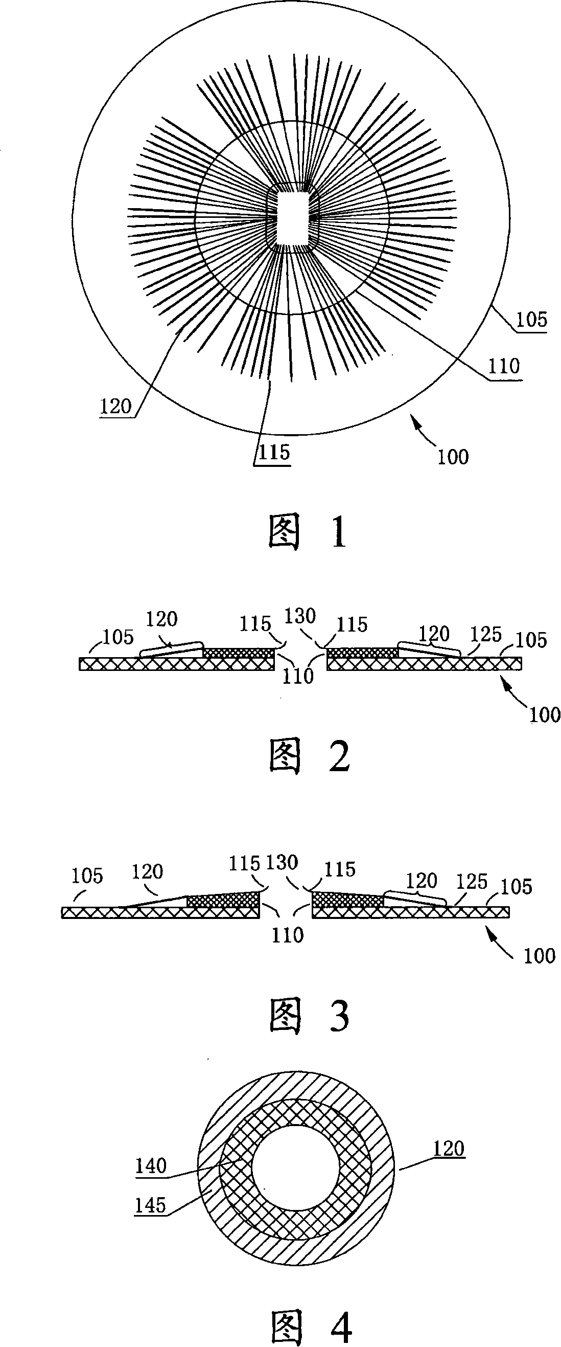 Probe card having cantilever probes, producing method and detecting probe needlepoint locating methods