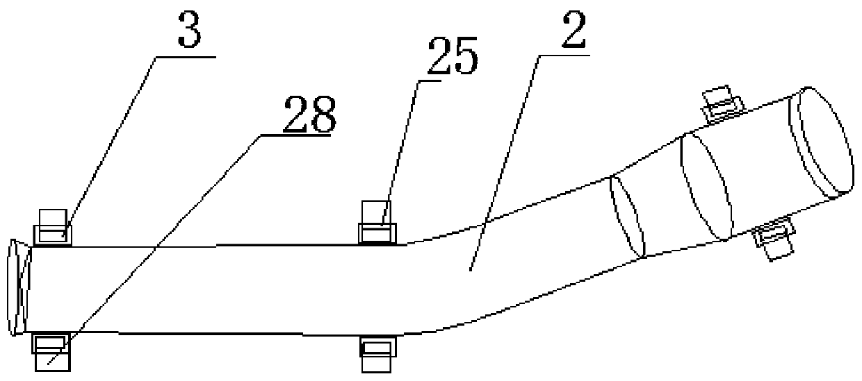 Intake pipe processing equipment for engine air intake system