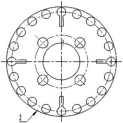 Built-in radial permanent magnet rotor structure