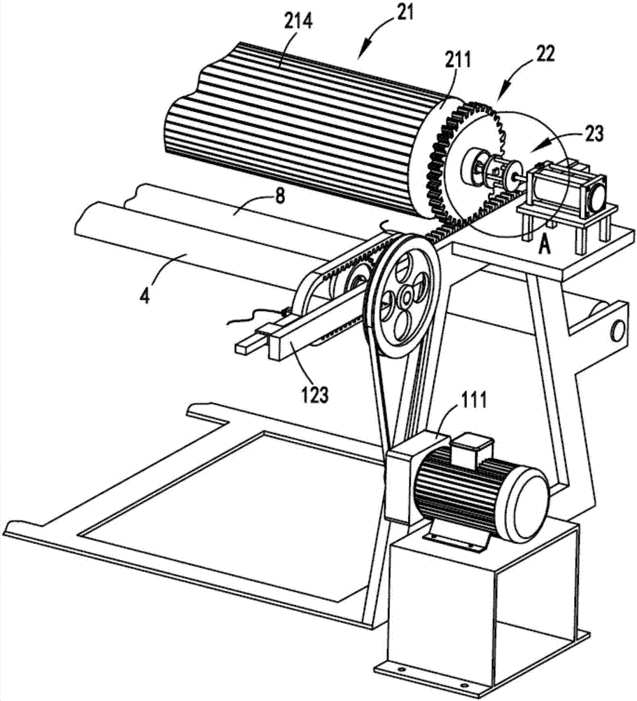 Dyeing cloth gradual flattening equipment