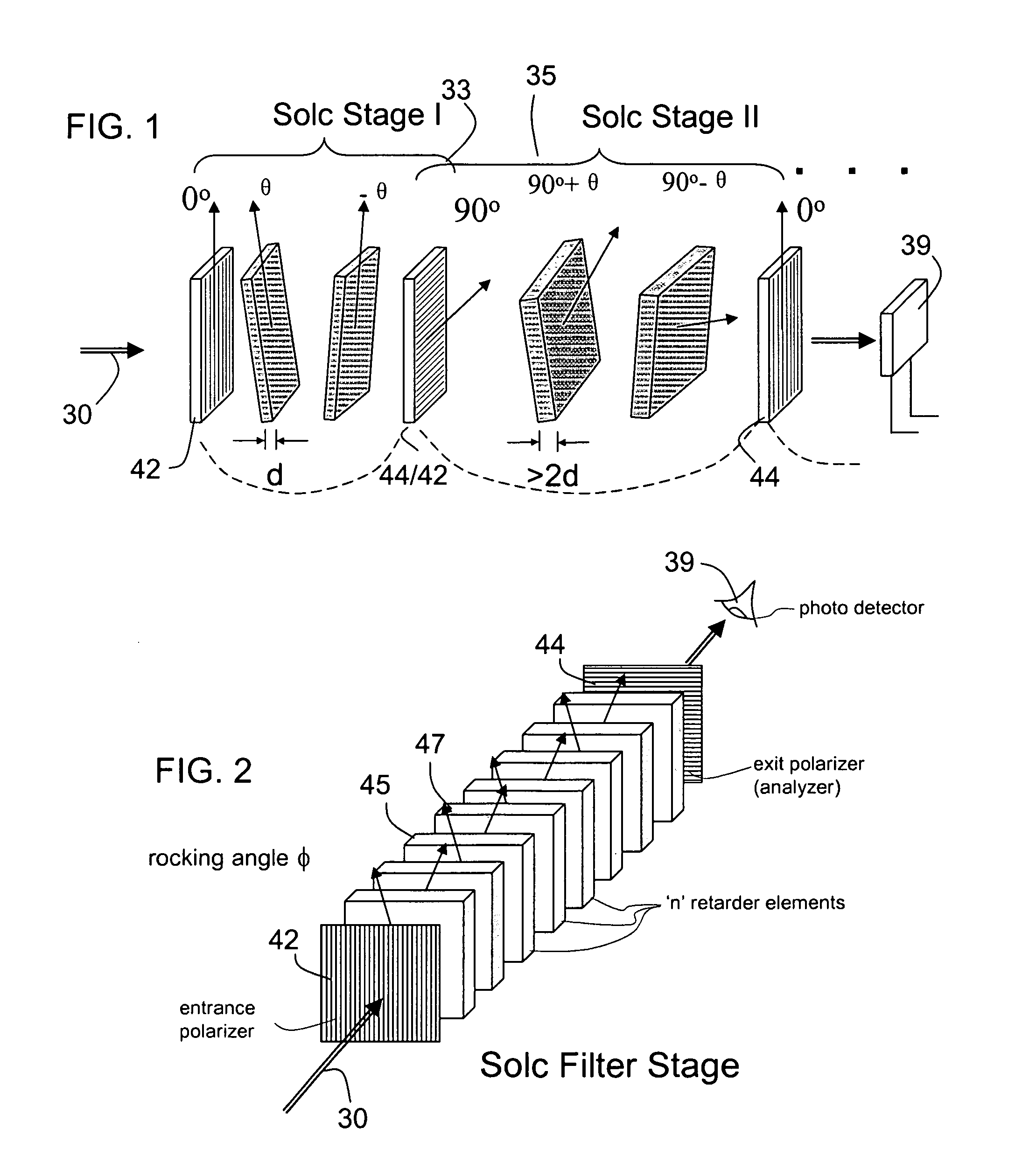 Multi-conjugate liquid crystal tunable filter