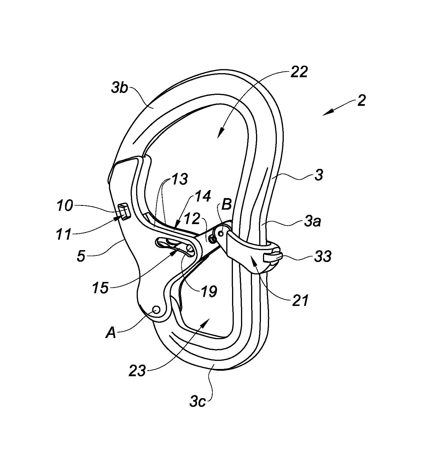 Safety carabiner