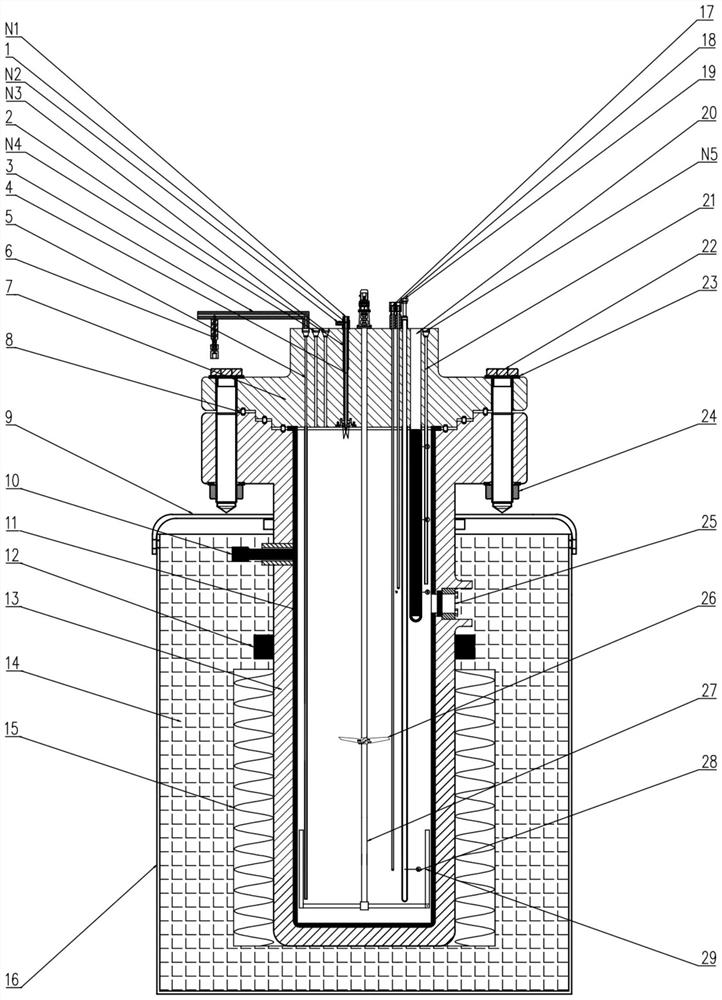 A multifunctional inorganic salt crystallization-deposition comprehensive test device