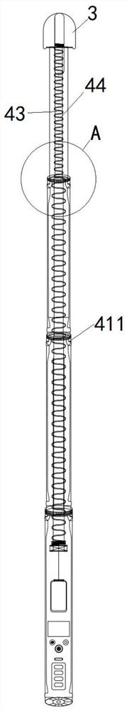 Telescopic sensing electroscope