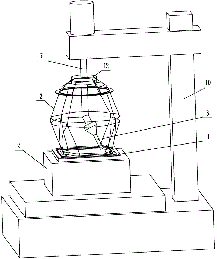 Pressure-assistant thin-wall blank precise processing method