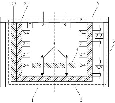 A mems probe single-axis symmetric bending test structure and its pitch arm