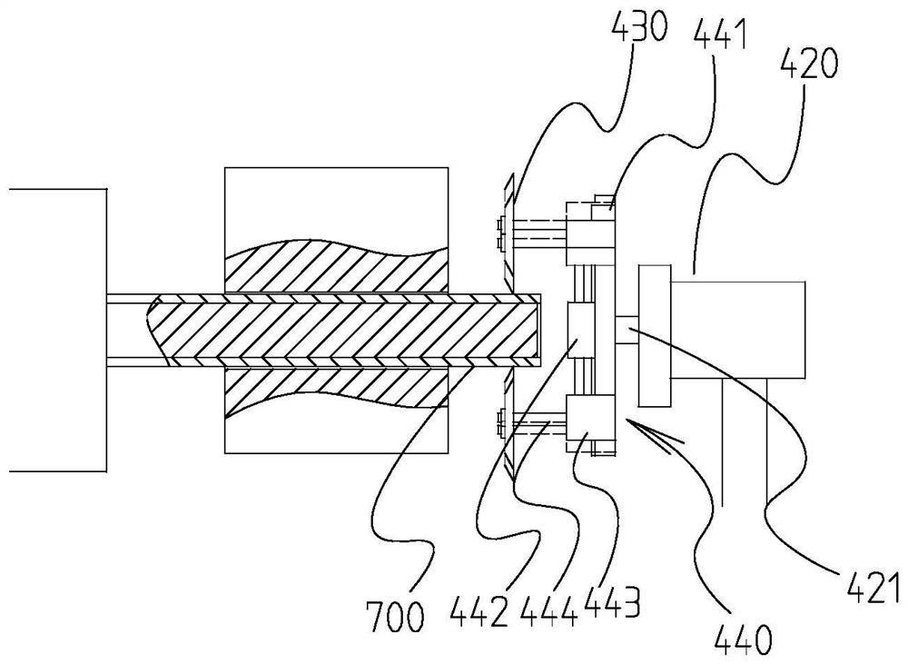 Rubber part production device for high-speed rail framework sealing ring