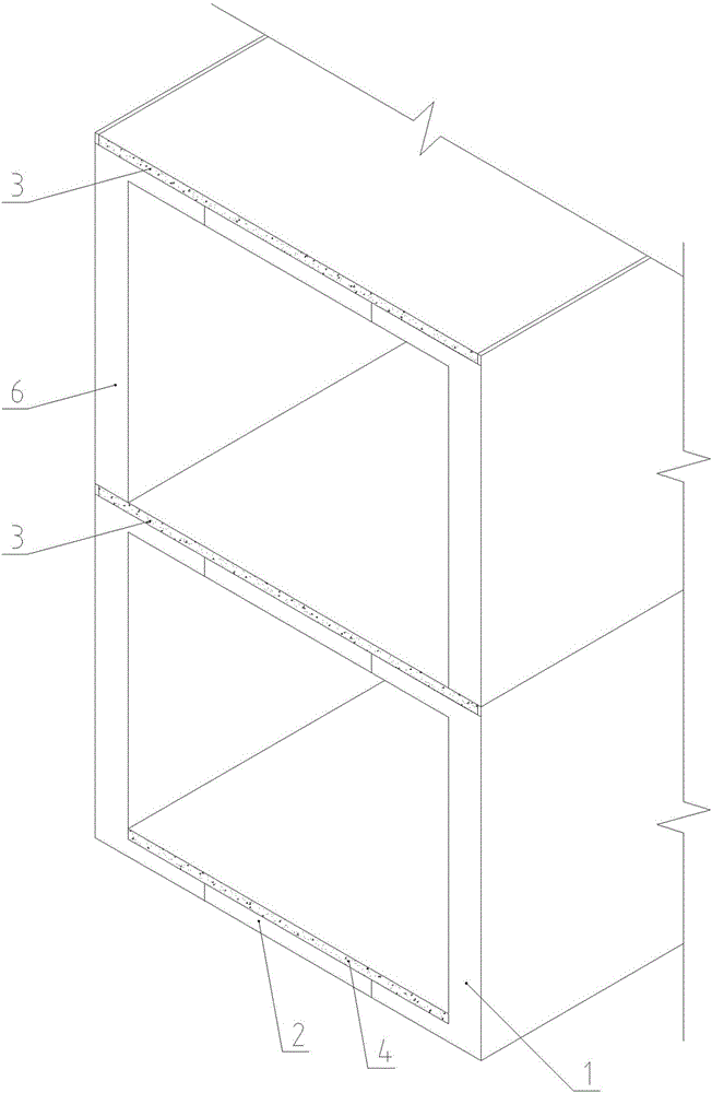 Prefabricated type reinforced concrete underground comprehensive pipe gallery and production mold thereof