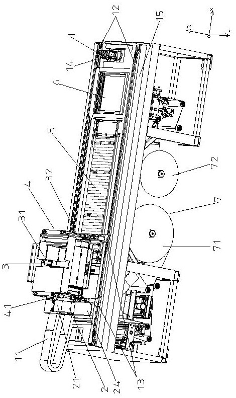 Continuous image-text splicing method for ink-jet printer