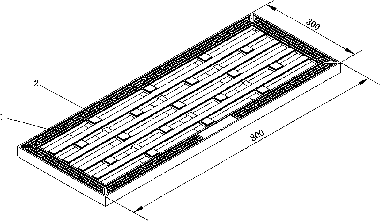 Linear narrow grate gutter inlet grating