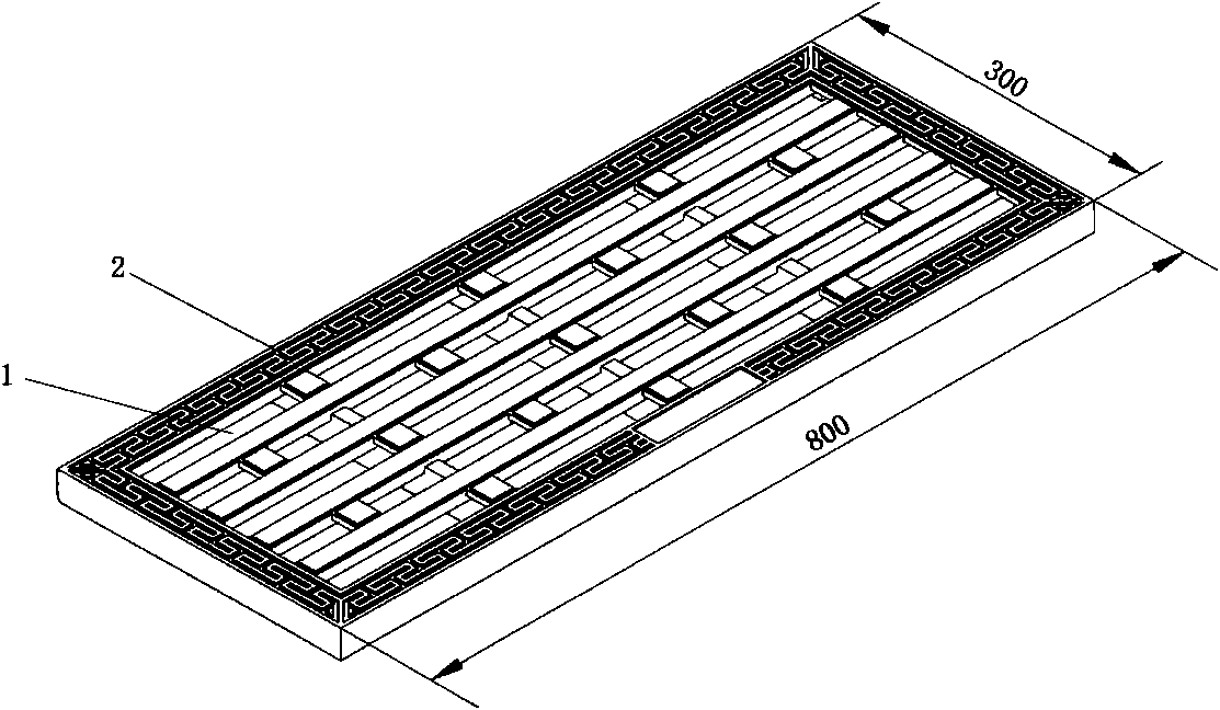 Linear narrow grate gutter inlet grating