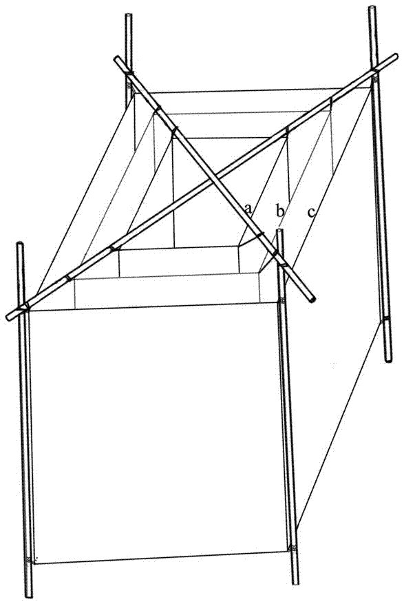 Cultivation method for inducing classification of monopterus albus fries via multi-net cage