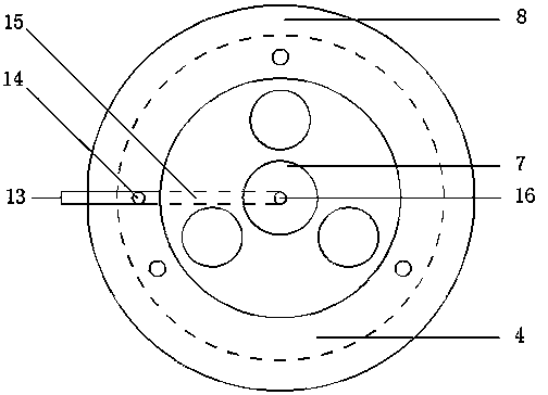 Rock fracture shear seepage test device and test method thereof