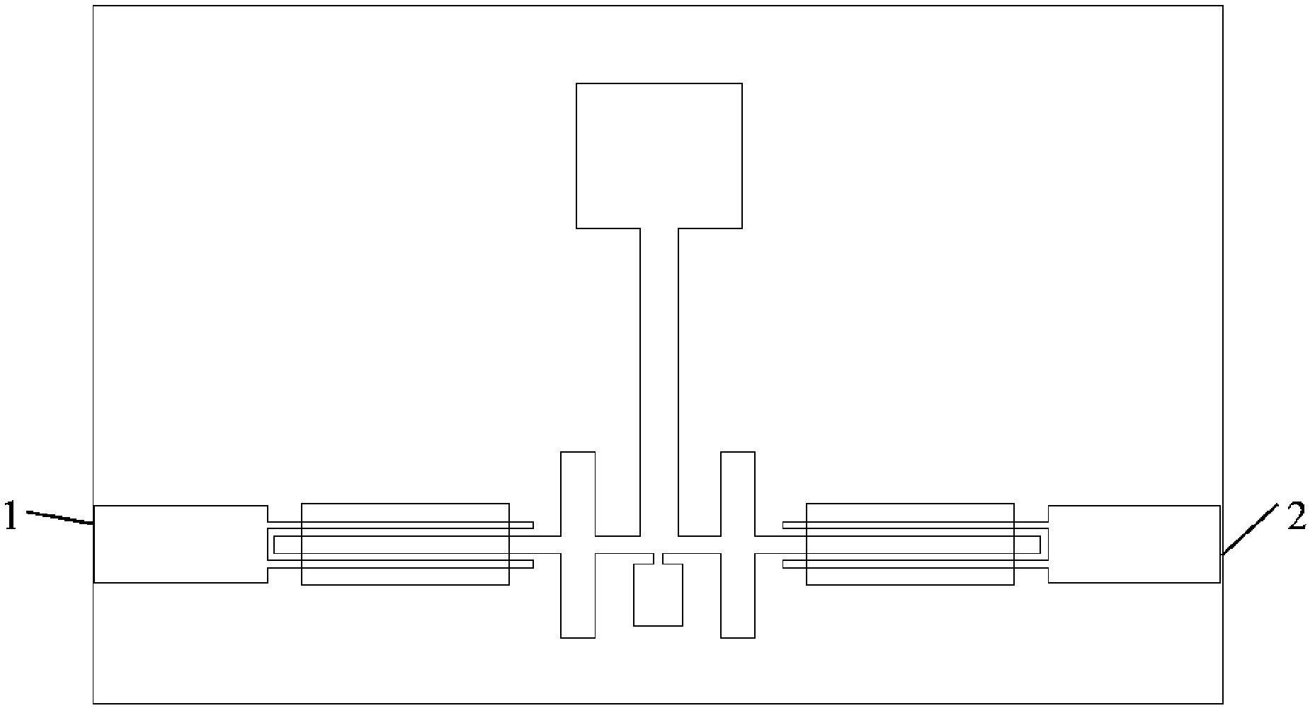 Ultra-wide-band filter with high selectivity and ultrahigh attenuation band restrain effect