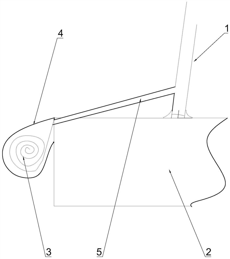 Underwater supporting device, offshore equipment and installation method of underwater supporting device