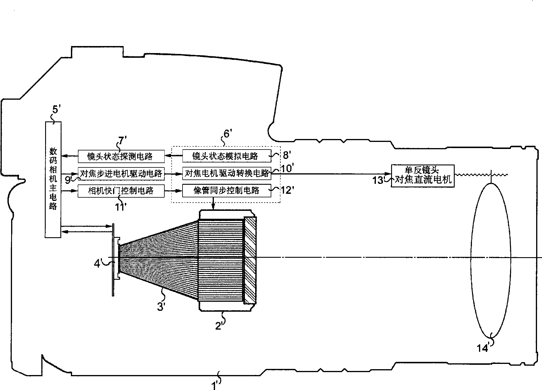 Digital camera with low-light-level imaging and ultraviolet imaging function