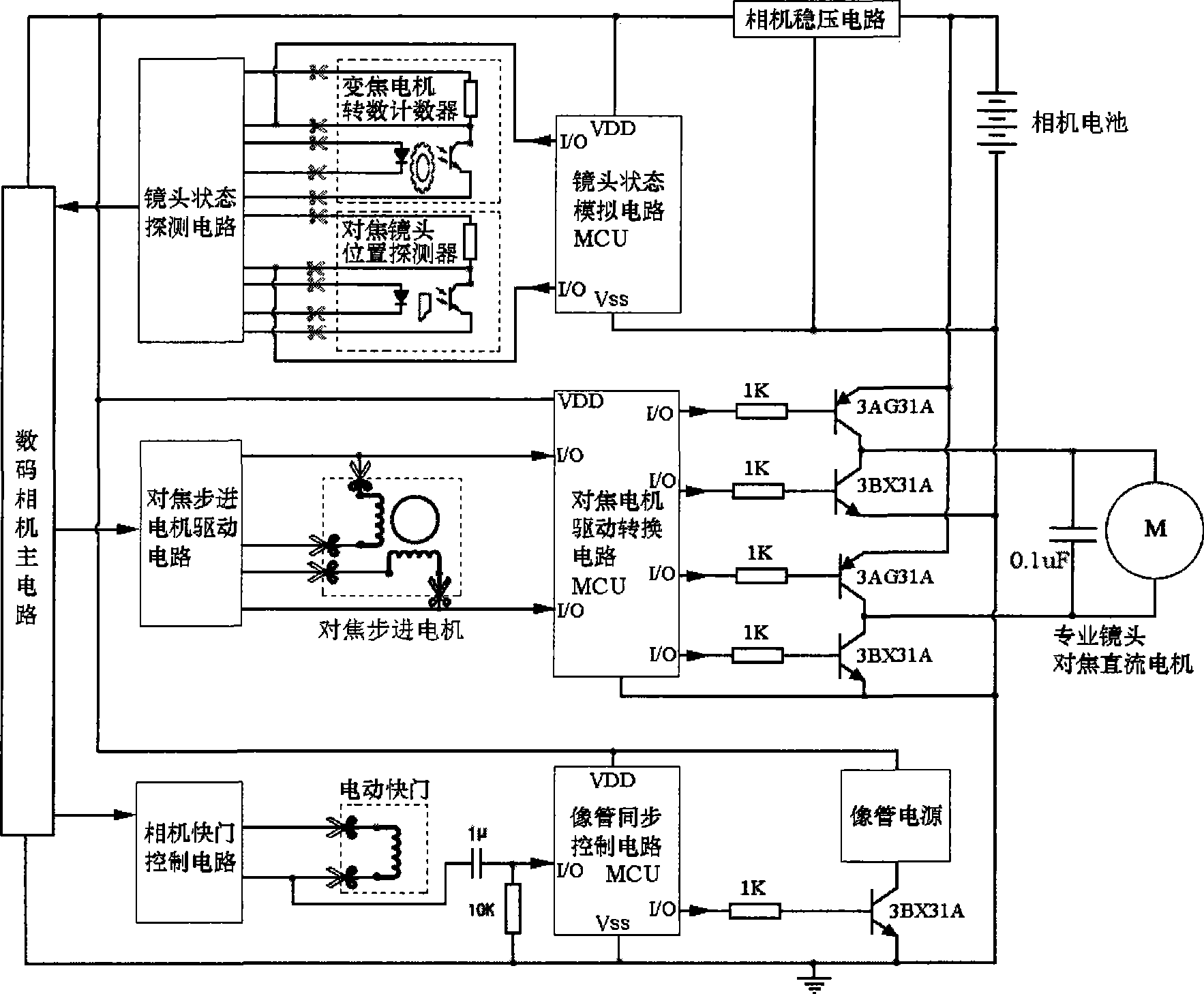 Digital camera with low-light-level imaging and ultraviolet imaging function