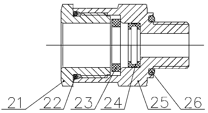 Quickly inserted joint assembly for vehicle pipeline system