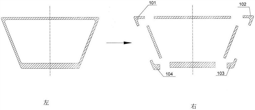 Double-shaft-shoulder friction stir welding stirring head with four sets of auxiliary devices and method for welding curve butt welds of medium-thickness steel parts through double-shaft-shoulder friction stir welding stirring head