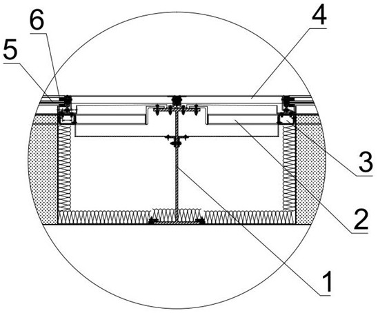 Construction method of double-curved-surface dome metal roof