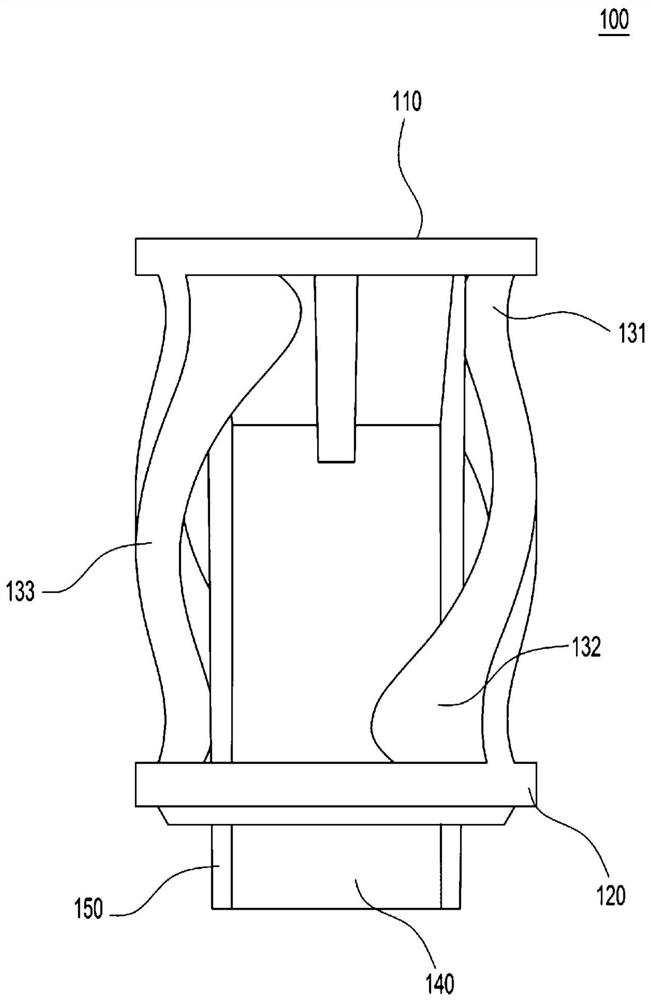 Elastic component and pump assembly comprising same