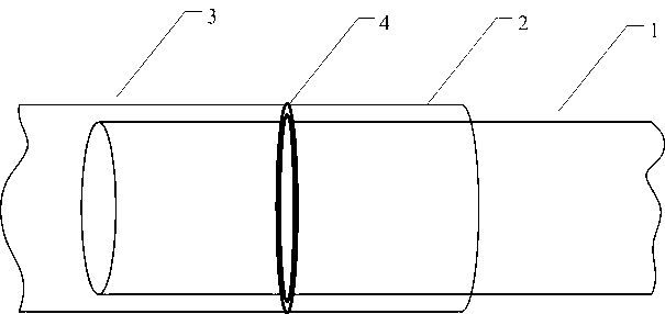 Welding method of metal pipe fitting