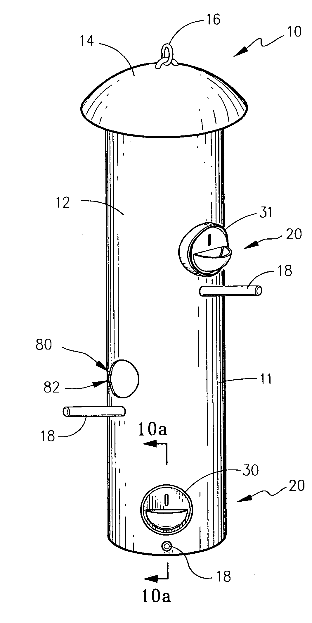 Birdfeeder and seed dispenser therefor