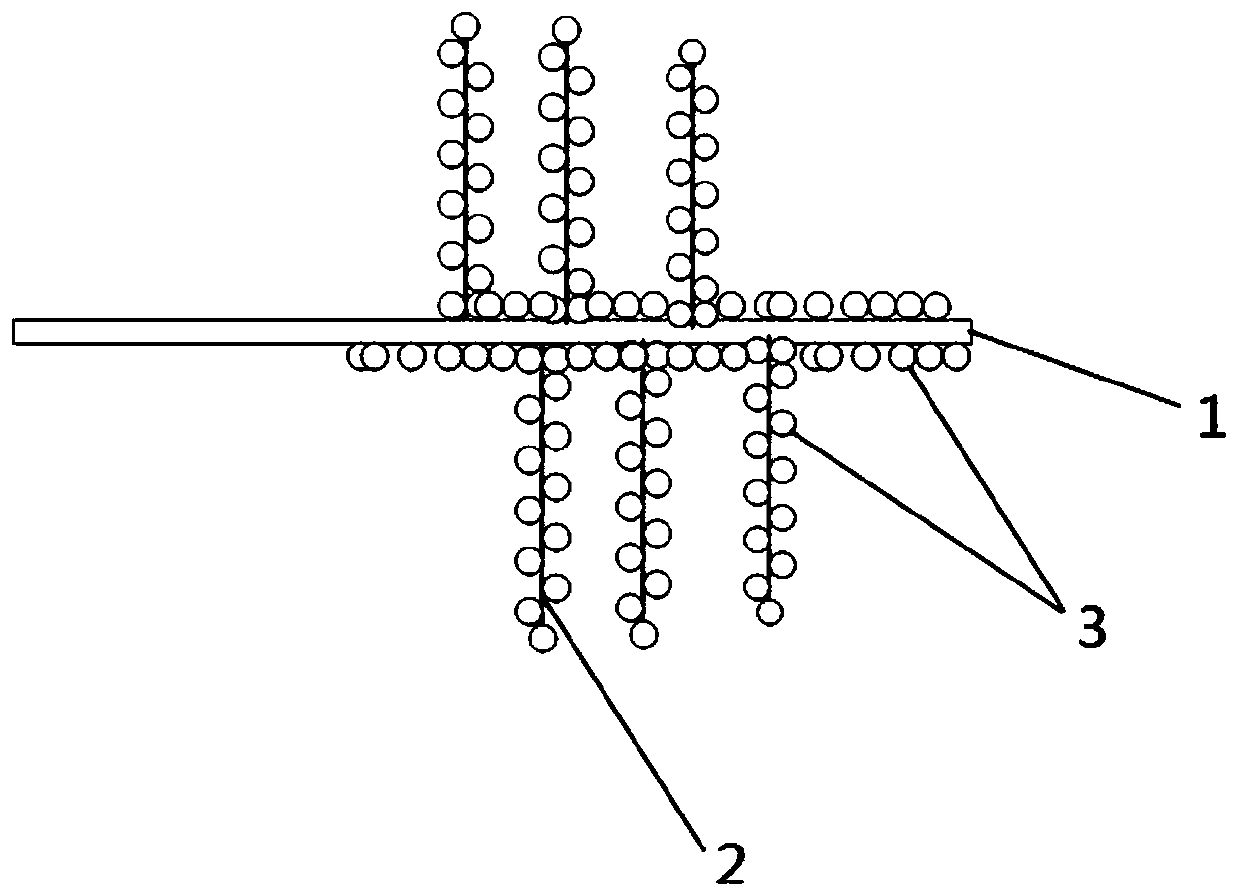 Composite material negative ion release head and preparation method thereof, and negative ion generation electrode