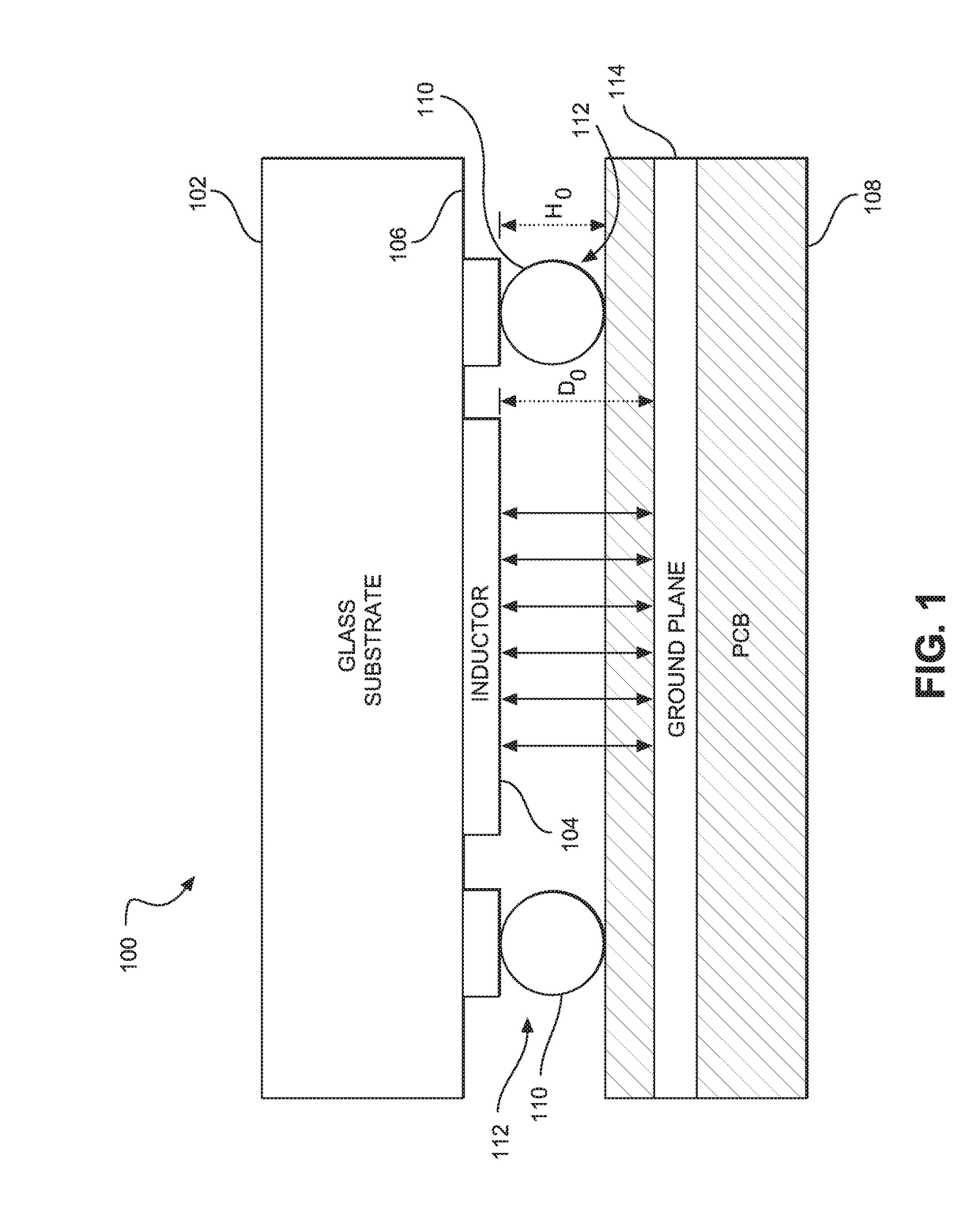 Passive device assembly for accurate ground plane control