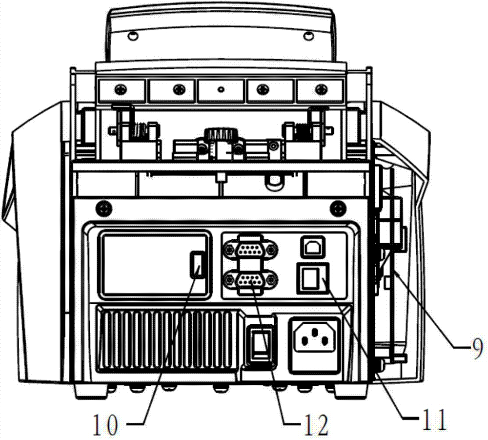 Horizontal money counter and detector