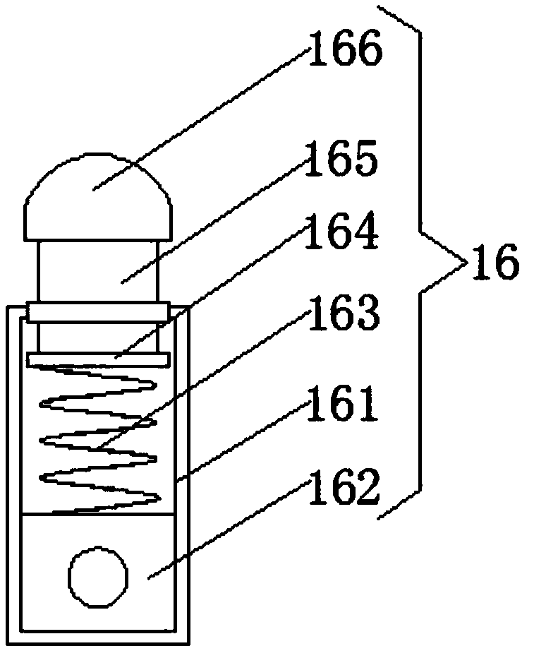 Mechanical cleaning machine with draining function