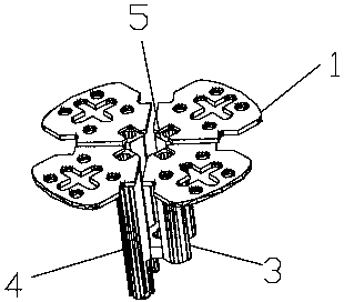 Broadband base station antenna radiating element and array antenna