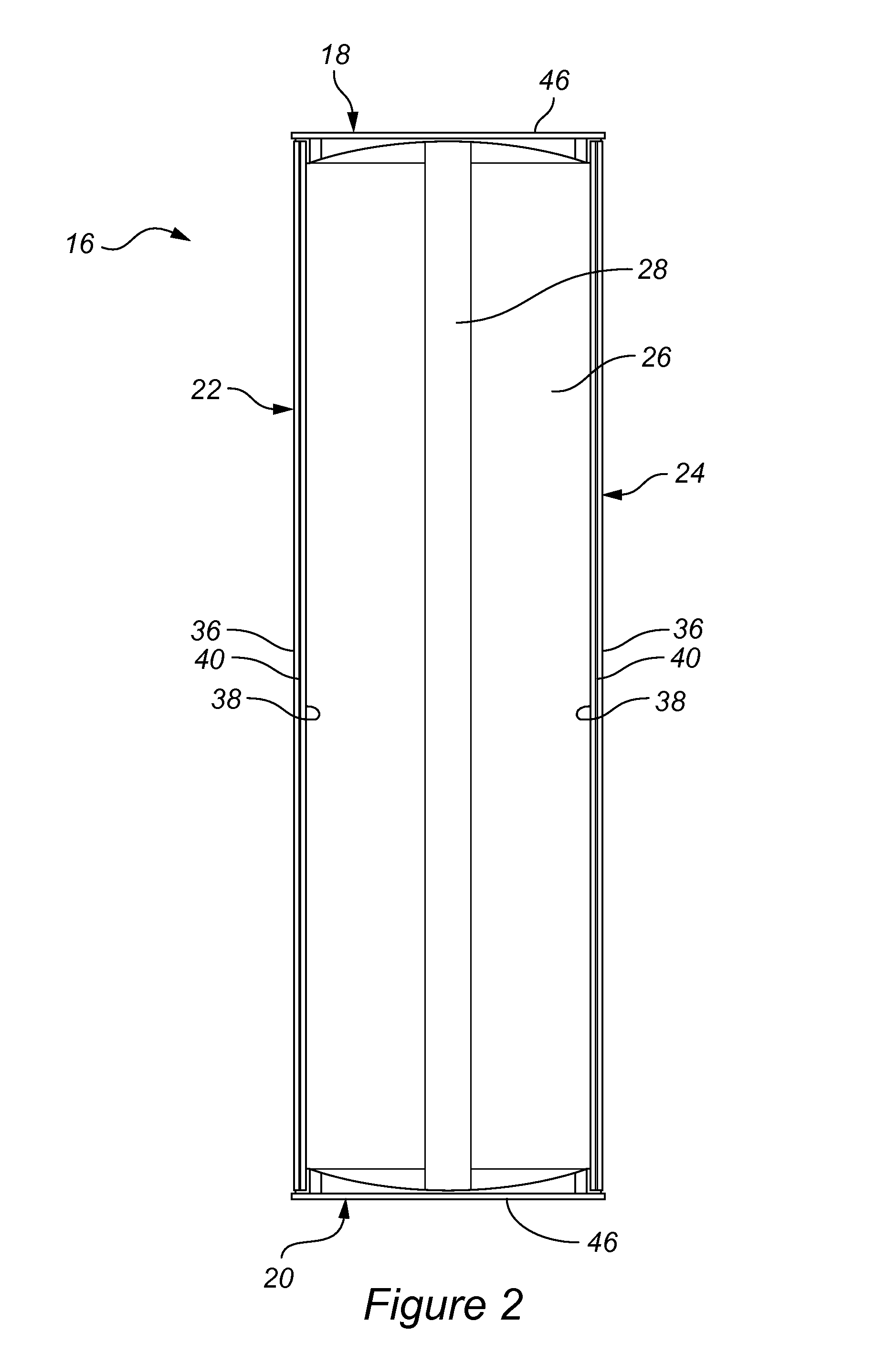 Modular, self supporting exterior enclosure system with insulating, evacuated tubes having solar collector rods