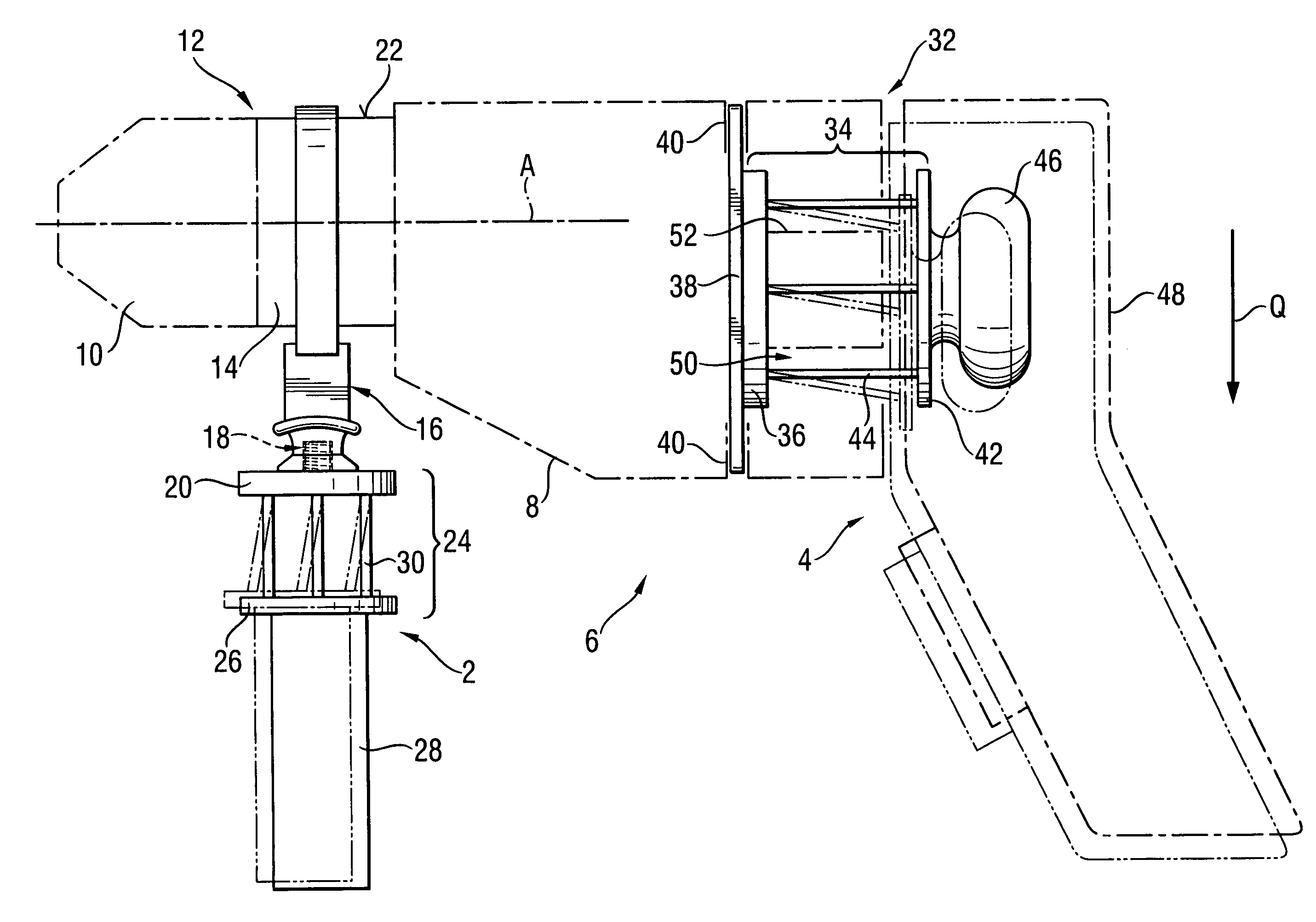 Handle for hand-held power tool