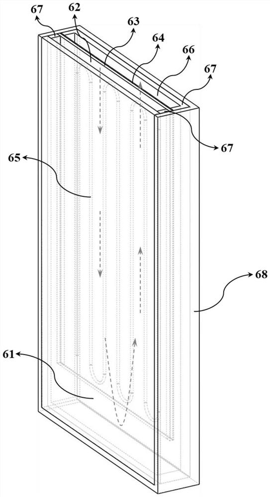 Rotary passive terahertz security inspection equipment and backboard structure thereof