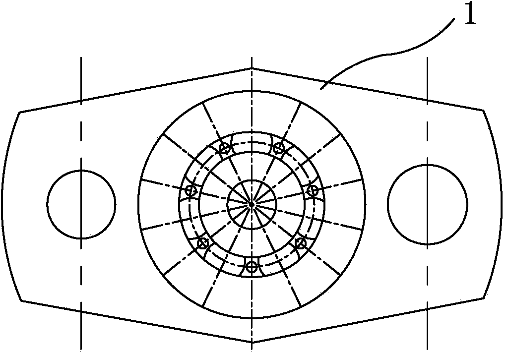 Small bearing rivet retainer dismantlement die and dismantlement method thereof