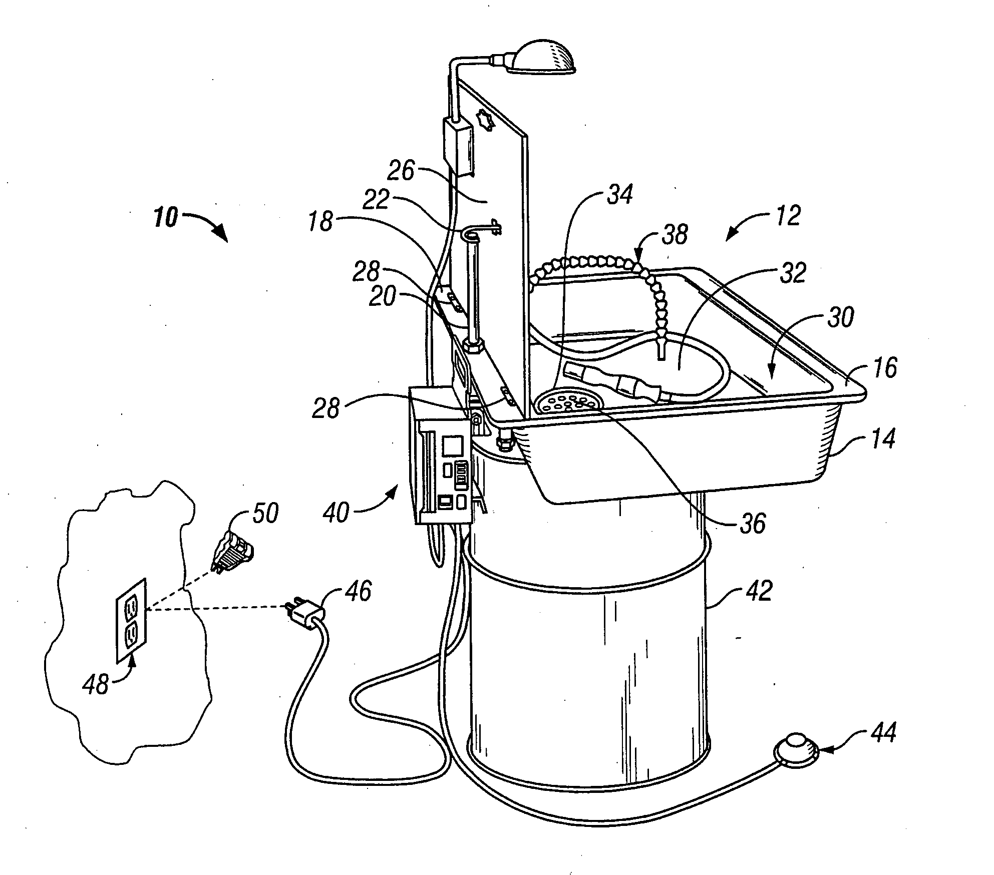 Parts washer with improved temperature & pump control