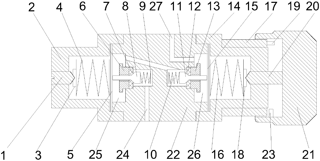 Constant pressure reducing valve